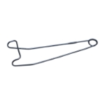 Jaffe Lid Retractor, One Pair, 15mm Wide Curved Retractor Blades, Dull Finish, Overall Length 2" (53mm) K1-8000,E0997,08-08109,5254E,K1-8000,08-08109,E0997