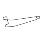 Jaffe Lid Retractor, One Pair, 15mm Wide Curved Retractor Blades, Dull Finish, Overall Length 2" (53mm) K1-8000,E0997,08-08109,5254E,K1-8000,08-08109,E0997