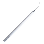 Jaffe-Maltzman Lens Manipulating Hook, 10mm Tip To Bend, Smooth Flat Handle, Overall Length 4-3/4" (120mm) 1733750,11/4/6646,K3-5535,08-04236
