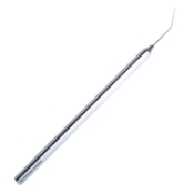 Jaffe-Maltzman Lens Manipulating Hook, 10mm Tip To Bend, Smooth Flat Handle, Overall Length 4-3/4" (120mm) 1733750,11/4/6646,K3-5535,08-04236