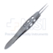 Jaffe Tying Forceps, Straight, 23mm Shafts, Three Hole Handle, Overall Length 4" (100mm) - 11-6-6311