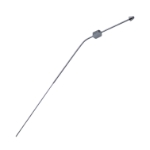 Jako Fine Suction Tube, #00, 5Fr, Tube Diameter 1.7mm, Working Length 9" (230mm), Overall Length 12-3/4" (325mm) 