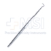 Jameson Muscle Hook, Small, 8mm Tip To Bend, Smooth Flat Handle, Overall Length 5" (127mm) - 11-4-7911