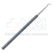 Jameson Muscle Hook, Small Bulbous Tip, Flat Sides, Serrated Flat Handle, Polished Finish, Overall Length 5-1/4" (135mm) - 5-1697-S