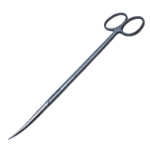 Jamison Metzenbaum Scissors, Curved, Overall Length 8" (203mm) 