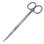 Jamison-Metzenbaum Scissors, Curved, Narrow Tips, Overall Length 6" (152mm) 