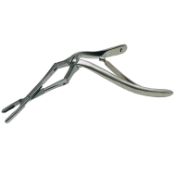 Jansen Middleton Septum Forceps, Double Action, Spring Handle, Cup Size 4mm x 11mm, Overall Length 7-3/4" (197mm) 
