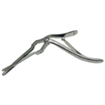 Jansen Middleton Septum Forceps, Through Cutting Design, Small Pattern 3.6mm x 16mm Jaw, Ball Spring Cross Action Squeeze Grip, Working Length 7-3/4" (197mm) 