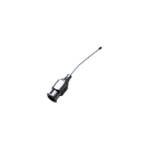 Jensen Capsule Polisher, 23ga, Curved,  Fully Carbide Blasted Tip, Excluding Hub Overall Length 1-1/8" (27mm) 1147905,11/8/5042,K7-4931,91-8005