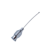 Jensen Capsule Polisher, 25ga, Curved, Half Carbide Blasted Tip, Excluding Hub Overall Length 1-1/8" (28mm) 1143887,11/8/5031,K7-4920,91-8006
