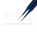 Jewelers Bipolar Forceps, Titanium, 0.4mm Tip, 10mm High Polish Area, Overall Length 4-1/4" (108mm) - 208-01-05A