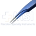 Jewelers Bipolar Forceps, Titanium, Angled 15 Degrees In, 0.4mm Tip, 10mm High Polish Area, Overall Length 3-3/4" (95mm) - 208-01-03A