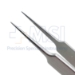 Jewelers Style Bipolar Forceps, Straight, 0.4mm Tip, 10mm High Polish Area, Overall Length 4" (102mm) - 108-02-01A