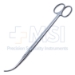 Jorgenson Scissors, Strongly Curved, Two Tone Finish, Overall Length 9" (230mm) - 19-131010