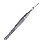 Joseph Nasal Knife, Straight, 6mm Wide By 23mm Long, Double Edge, Blunt Tip, Fluted Handle, Overall Length Blade 5-7/8" (150mm) 