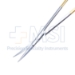 Joseph-Peck Scissors, Curved, Double Beveled Blades, Semi-Sharp Tips, TC, Overall Length 5-3/4" - 19-132919