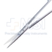 Joseph Nasal Scissors, Straight, Sharp Tip Blades, Two Tone Finish, Overall Length 5-1/2" (140mm) - 19-13150