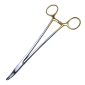Julian Needle Holder, TC, Curved, Overall Length 8-1/4" (210mm) 