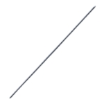 K-Wire, Double Ended, Trocar Point, Diameter 0.45" (1.1mm), Overall Length 4" (102mm), 5 Per Package, Sold Non-Sterile 