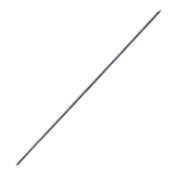 K-Wire, Double Ended, Trocar Point, Diameter 0.45" (1.1mm), Overall Length 4" (102mm), 5 Per Package, Sold Non-Sterile 