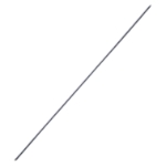 K-Wire, Double Ended, Trocar Point, Diameter Size 0.035" (0.9mm), Overall Length 4" (102mm), 5 Per Package, Sold Non-Sterile 