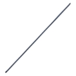 K-Wire, Double Ended, Trocar Point, Diameter Size 0.062" (1.6mm), Overall Length 4" (102mm), 5 Per Package, Sold Non-Sterile 