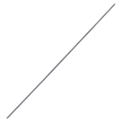 K-Wire, Double Ended, Trocar Point, Diameter Size 0.045" (1.1mm), Overall Length 6" (152mm), 5 Per Package, Sold Non-Sterile 