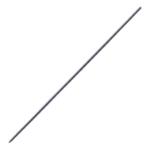 K-Wire, Single Ended, Trocar Point, Diameter Size 0.045" (1.1mm), Overall Length 4" (102mm), 5 Per Package, Sold Non-Sterile 