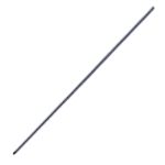 K-Wire, Single Ended, Trocar Point, Diameter Size 0.054" (1.4mm), Overall Length 4" (102mm), 5 Per Package, Sold Non-Sterile 