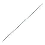 K-Wire, Single Ended, Trocar Point, Diameter Size 0.045" (1.1mm), Overall Length 6" (152mm), 5 Per Package, Sold Non-Sterile 