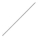 K-Wire, Double Ended, Diamond Point, Diameter Size 0.035" (0.9mm), Overall Length 4" (102mm), 5 Per Package, Sold Non-Sterile 