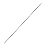 K-Wire, Double Ended, Diamond Point, Diameter Size 0.045" (1.1mm), Overall Length 4" (102mm), 5 Per Package, Sold Non-Sterile 