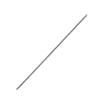 K-Wire, Double Ended, Diamond Point, Diameter Size 0.054" (1.4mm), Overall Length 4" (102mm), 5 Per Package, Sold Non-Sterile 
