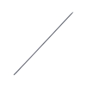 K-Wire, Double Ended, Diamond Point, Diameter Size 0.054" (1.4mm), Overall Length 4" (102mm), 5 Per Package, Sold Non-Sterile 