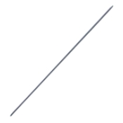 K-Wire, Double Ended, Diamond Point, Diameter Size 0.062" (1.6mm), Overall Length 6" (152mm), 5 Per Package, Sold Non-Sterile 