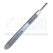 #3 Knife Handle, For Blades 10-15c, No Scale, Overall Length 5" (127mm) - 91012703