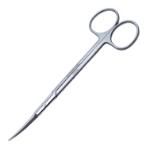 Kahn Scissor, Curved, Overall Length 5-1/2" (139.7mm) 