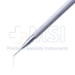 Kansas Nucleus Bisector, Curved, 10mm Tip To Bend, Round Knurled Handle, Overall Length 4-1/4" (110mm) - 11-4-5261