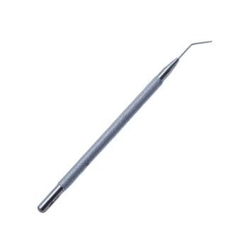 Kansas Nucleus Bisector, Curved, 10mm Tip To Bend, Round Knurled Handle, Overall Length 4-1/4" (110mm) 1227890,11/4/5261,K3-4150,E0711 T