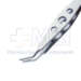 Kansas Nucleus Removal Forceps, Serrated Jaws, 10mm Tip To Bend, Three Hole Handle, Overall Length 4" (100mm) - 11-6-8361