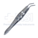 Kansas Nucleus Removal Forceps, Serrated Jaws, 10mm Tip To Bend, Three Hole Handle, Overall Length 4" (100mm) - 11-6-8361