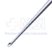 Karlin Style Microdiscectomy Cervical Curette, Size 0 (3mm), Straight Shaft, Forwards Facing Cup, XL, Offset Aluminum Handle, Working Length 4.1" (104mm), Overall Length 9-1/2" (240mm) - 573737C