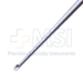 Karlin Style Microdiscectomy Cervical Curette, Size 0 (3mm), Straight Shaft, Backwards Facing Cup, XL, Offset Aluminum Handle, Working Length 4.1" (104mm), Overall Length 9-1/2" (240mm) - 573747C