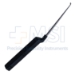 Karlin Style Microdiscectomy Cervical Curette, Size 0 (3mm), Straight Shaft, Backwards Facing Cup, XL, Offset Aluminum Handle, Working Length 4.1" (104mm), Overall Length 9-1/2" (240mm) - 573752C