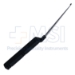 Karlin Style Microdiscectomy Cervical Curette, Size 00 (2.7mm), Straight Shaft, Backwards Facing Cup, XL, Offset Aluminum Handle, Working Length 4.1" (104mm), Overall Length 9-1/2" (240mm) - 573748C