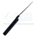 Karlin Style Microdiscectomy Cervical Curette, Size 000 (2.4mm), Straight Shaft, Forwards Facing Cup, XL, Offset Aluminum Handle, Working Length 4.1" (401mm), Overall Length 9-1/2" (240mm) - 573739C