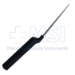 Karlin Style Microdiscectomy Cervical Curette, Size 0000 (1.6mm), Straight Shaft, Backwards Facing Cup, XL, Offset Aluminum Handle, Working Length 4.1" (104mm), Overall Length 9-1/2" (240mm) - 573740C