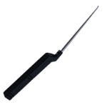Karlin Style Microdiscectomy Cervical Curette, Size 0000 (1.6mm), Straight Shaft, Backwards Facing Cup, XL, Offset Aluminum Handle, Working Length 4.1" (104mm), Overall Length 9-1/2" (240mm) 
