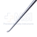 Karlin Style Microdiscectomy Cervical Curette, Size 0000 (2.4mm), Straight Shaft, Backwards Facing Cup, XL, Offset Aluminum Handle, Working Length 4.1" (104mm), Overall Length 9-1/2" (240mm) - 573755C