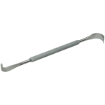 Kasdan Hand Retractor, Double Ended, 13mm x 6.5mm Blade, 19mm x 9.5mm Blade, Round Knurled Handle, Overall Length 6-1/4" (160mm) 